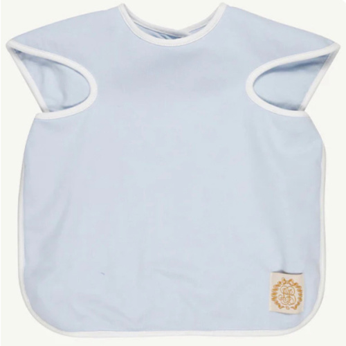 Big Bite Bib - Buckhead Blue with Worth Avenue White
