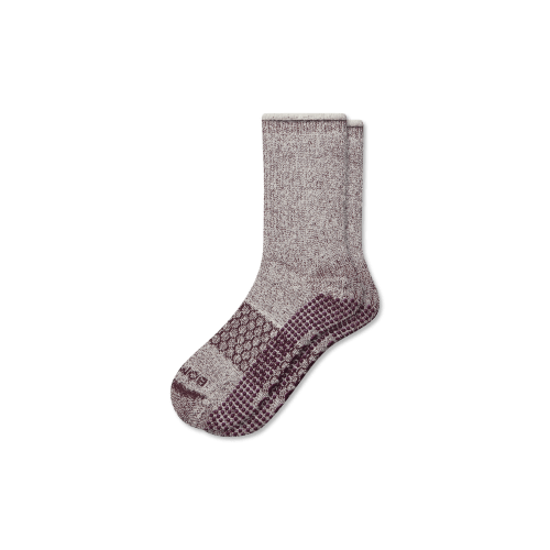 Women’s Roll-Top Merino Blend Gripper House Sock