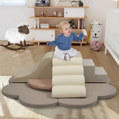 GDFStudio Imran 6 Piece Baby Activity Play Set, Soft Foam Climbing Blocks for Kids, Colorful