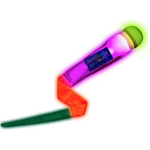 LED - Outdoor Throw and Catch Light Up Game - Foam Ball & Tail Glow at Night - Play in The Dark - Fun Gift Idea for Kids & Adults, Boys & Girls