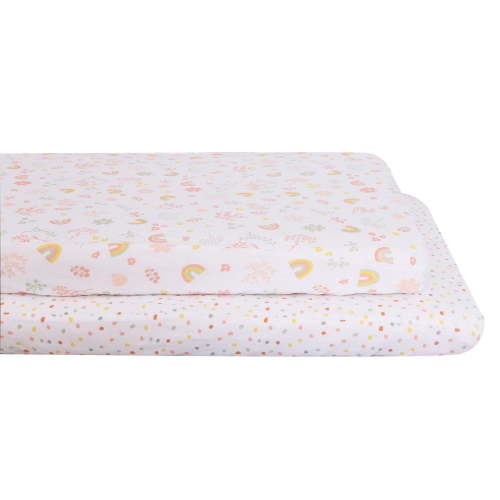 George Baby 2-Pack Jersey Mini Crib Sheets - Walmart.ca