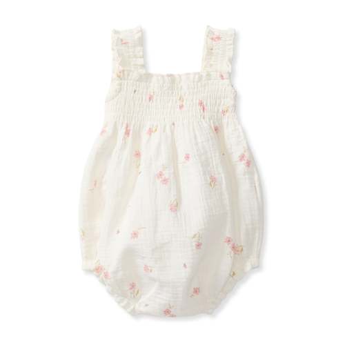 Floral Muslin Baby Girl Romper – Burt's Bees Baby
