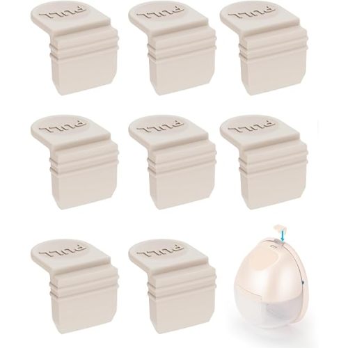 8PCS Replacement Spout Caps for eufy Wearable Breast Pump E10/S1/S1 Pro – Dust-Proof Breast Pump Replacement Parts to Prevent Dust and Dirt from Entering