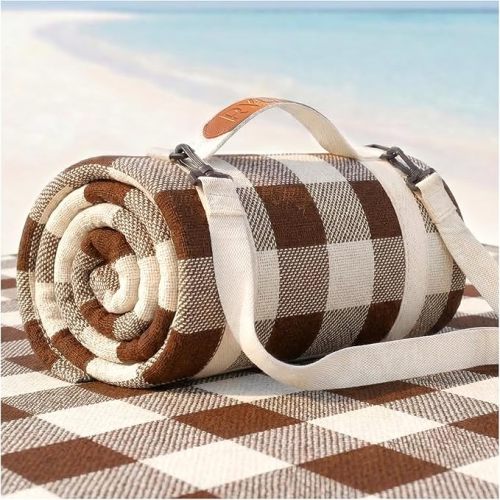 Waterproof Beach Blanket Picnic Outdoor Camping Mat Oversized Extra Large Foldable Sandproof Sand Free Resistant Big XL Giant Towel Hawaii Honeymoon Essentials Women Summer Must Have Vacation Gift