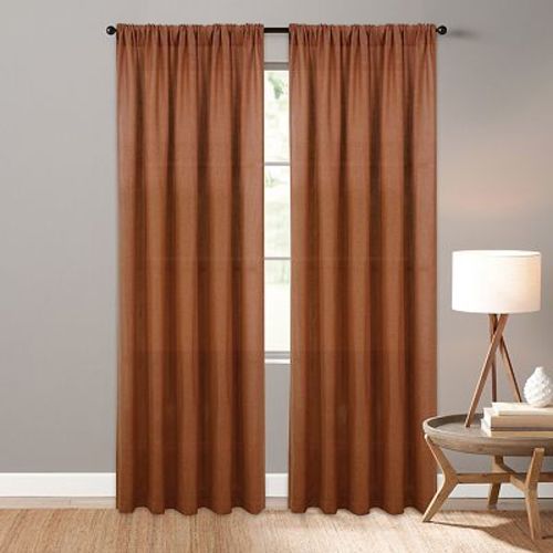 Sonoma Goods For Life® Linen Blend Light Filtering Single Window Curtain Panel