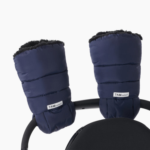 7AM Enfant Warmmuffs - Navy Plush
