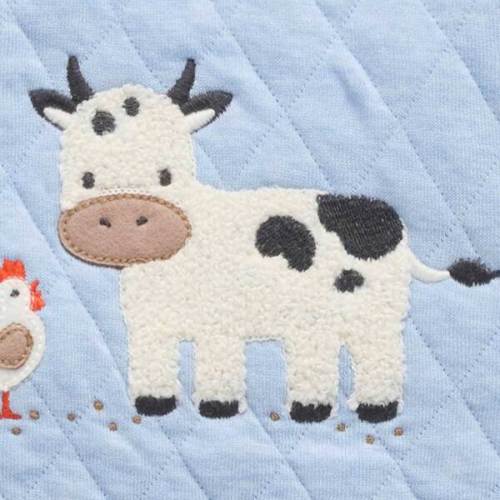 Quilted Track Set Farm Alphabet Print - Purebaby | Maisonette