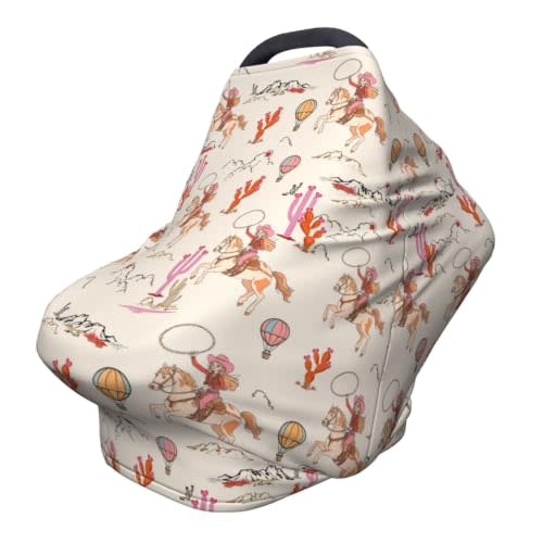 Western Baby Car Seat Covers Western Baby Stuff Multi-use Carseat Canopy for Boys and Girls Stretchy Infant Carseat Cover Shower Gifts
