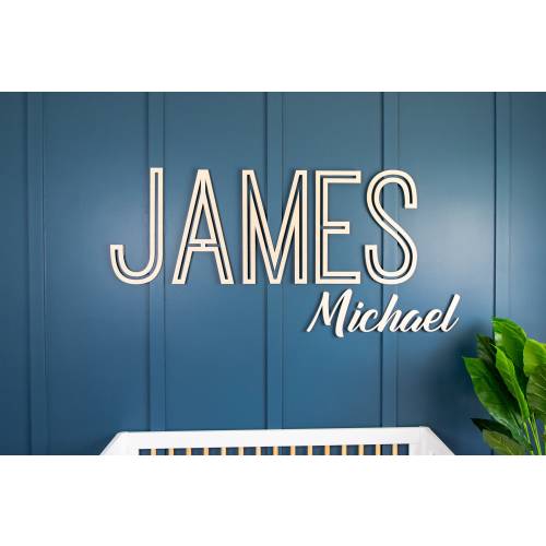 Wooden Name Cutouts for Nursery, Large Custom Name Cutout, Nursery Name Sign, Freestanding Wooden Name Sign, Wooden Letters, Letter Wall Art