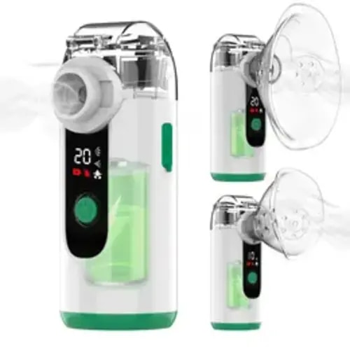 Handheld Nebulizer for Respiratory System, Portable Rechargeable Nebulizer with Self-Cleaning Mode for Home, Office & Fall and Winter Travel - TikTok Shop