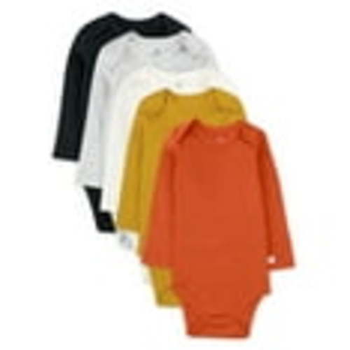 Honest Baby Clothing Organic Cotton Baby Long Sleeve Bodysuits, 5-Pack, Sizes Newborn-24 Months