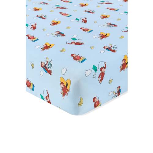 Crib Sheet in Curious George