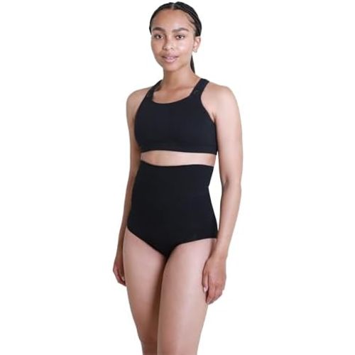 Ingrid & Isabel Basics – Postpartum Belly Support Underwear Briefs – Compression for Tummy Control & Recovery Support