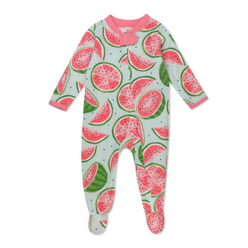 Honest Baby Clothing Organic Cotton Boy/Girl Long Sleeve Sleep N Play, Newborn to 9 Months