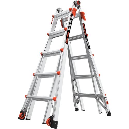 Little Giant Velocity, Aluminum Ladder, 22 ft with Leg Levelers