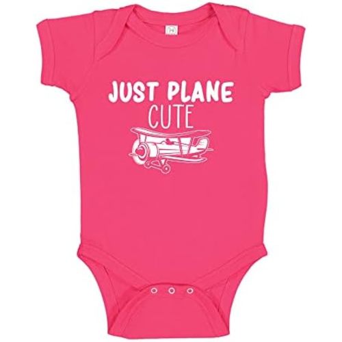 Just Plane Cute Airplane Baby Bodysuit One Piece or Toddler T-Shirt Travel Themed Baby Gift