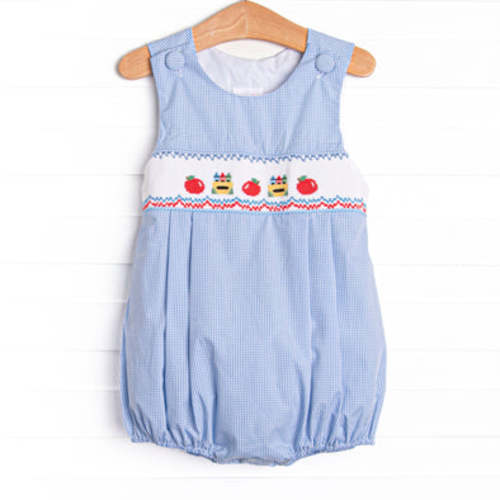 Color Box Cutie Smocked Bubble, Blue – Stitchy Fish