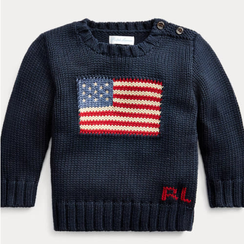 Baby Boy The Iconic Flag Sweater | Ralph Lauren