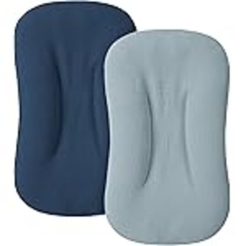 Amazon.com: Termichy Baby Lounger Covers Muslin: Soft and Breathable Slipcover for Snuggle Me Lounger - Machine Washable & Zipper-Free for Safe Daily Use - Navy & Blue for Boys : Baby