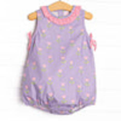 Tulip Blooms Bubble, Purple – Stitchy Fish