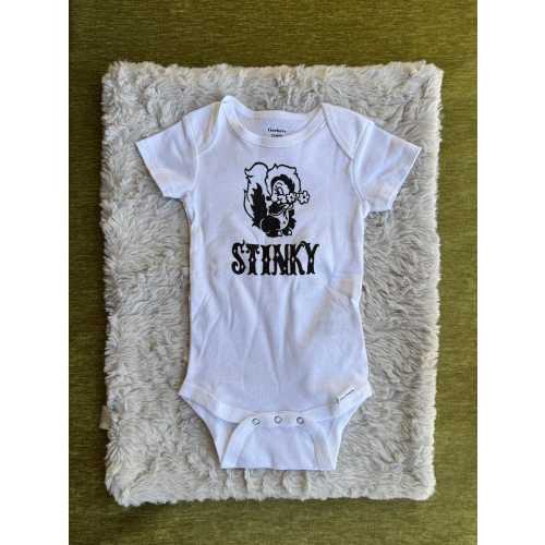 Skunk Baby Onesie - Goth & Punk Baby Clothes