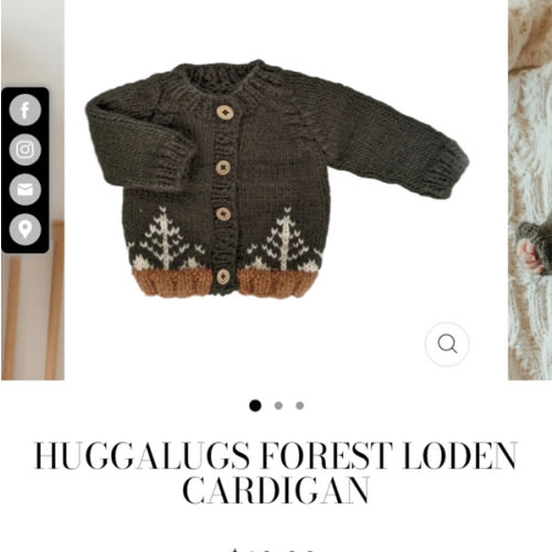Huggalugs Forest Loden Cardigan