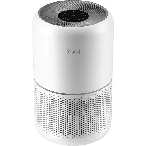 LEVOIT Air Purifier for Home Allergies Pets Hair in Bedroom, Covers Up to 219 ft² by 56W High Torque Motor, 3-in-1 Filter with HEPA Sleep Mode, Remove Dust Smoke Pollutants Odor, Core300-P, White