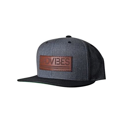 DadBod Apparel DB DadVibes Dad Hat - Snapback Baseball Cap Mens Leather Patch