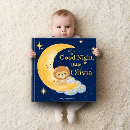 Gift for baby | Personalized Bedtime Storybook Baby Shower Christening Baptism First Birthday | Newborn Present