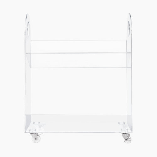 babyletto Presto Acrylic Bookcase & Cart
