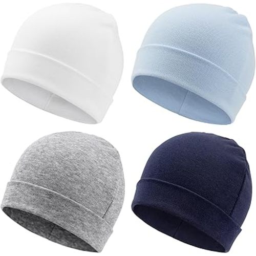 Newborn Baby Hat Infant Beanie Caps Soft Cotton Toddler Hats Newborn Hospital Hat for Baby Boy Girl Kid 0-24 Months