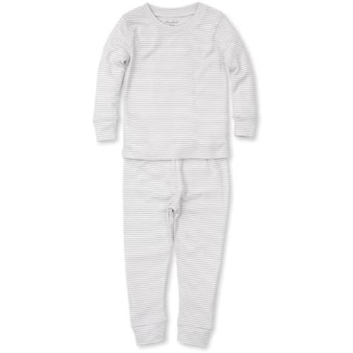 Kissy Kissy Baby Boys and Girls 100% Pima Cotton Simple Stripes Pajama Set