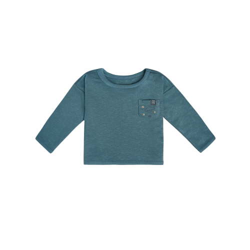 Modern Moments by Gerber Gender Neutral Drop Shoulder Long Sleeve Top, Sizes 0/3 Months - 24 Months