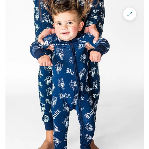 PREORDER Duke University® Navy Gothic Romper – Monkeeroos