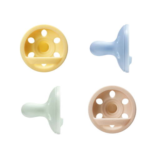 Tommee Tippee Breast-like Pacifier, 0-6m, 4 Count, Lightweight, One-piece Silicone Design