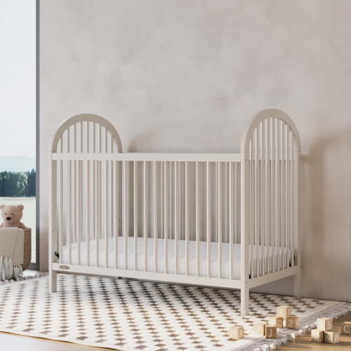 Graco Olivia 3-in-1 Convertible Baby Crib, Frosted Oat