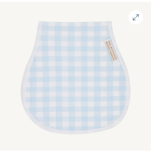 Oopsie Daisy Burp Cloth - Merrimack Quack Quacks with Buckhead Blue