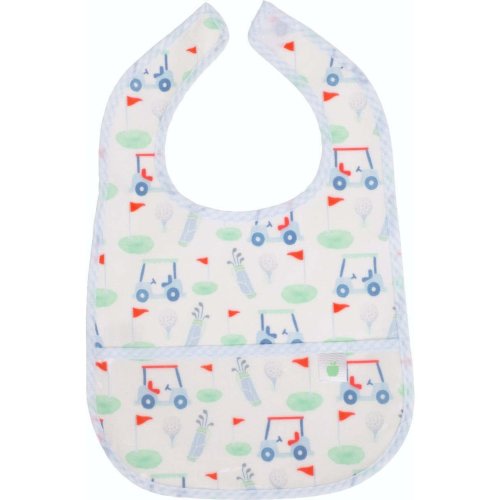 The Wipe It Bib, Golf - Apple of My Isla Bibs | Maisonette