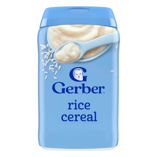 Gerber Stage 1 Baby Food, Baby Rice Cereal, Gerber Cereal For Baby, Infant Cereal 8 oz