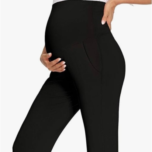 fitglam Women's Maternity Pants Over Belly Lounge Pajamas Clothes Pregnancy Must Haves Joggers with Pockets