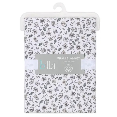 Bilbi Blanket Wildflower Pink | Baby Bunting NZ