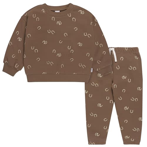Gerber baby-boys Baby Boys Toddler 2-piece Fleece Sweatshirt and Jogger Set