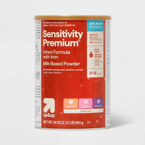 Sensitivity Premium Powder Infant Formula - 34oz - up&up™