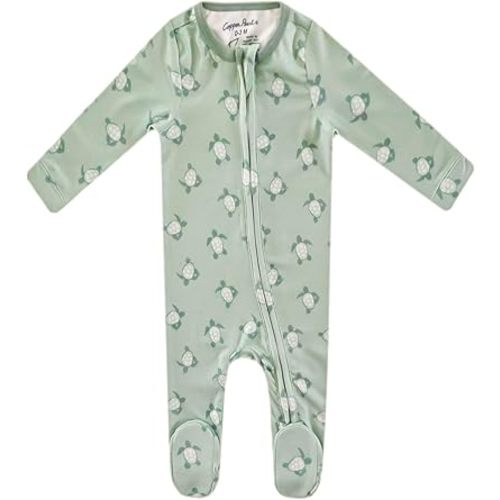 Copper Pearl Zip-up Footie Wade