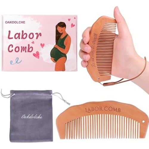 Wooden Birth Comb, Pregnancy Essentials for labor pain