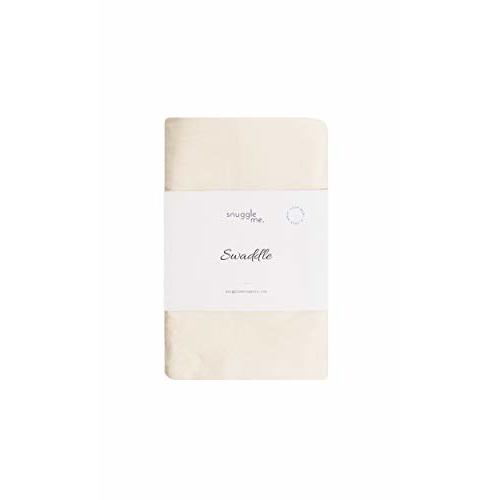 snuggle me Swaddle | Organic Cotton Swaddle Blanket, Soft Stretch, 47 x 47 inches | Natural