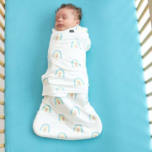 Sleep Bag Swaddler in Makai Rainbow 1.0