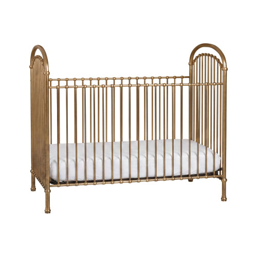 Birch Lane™ Olivia Classic Metal Crib, Oil Bronze | Birch Lane