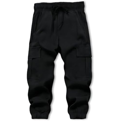 Toddler Boy Pants Joggers Sweatpants for Baby Boys Soft Casual Cargo Pants with Drawstring