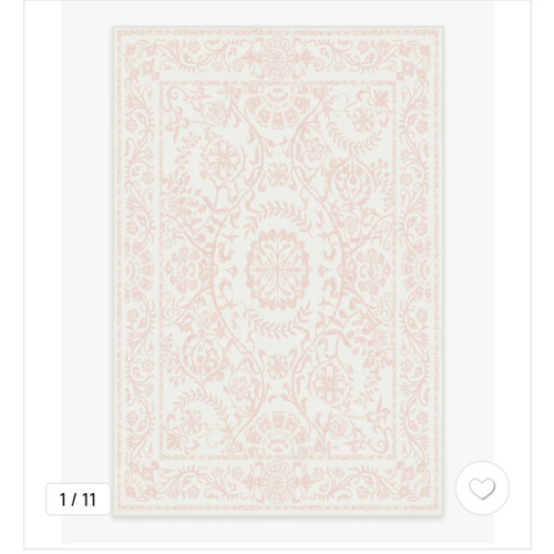 Delphina Powder Pink Rug | Ruggable US